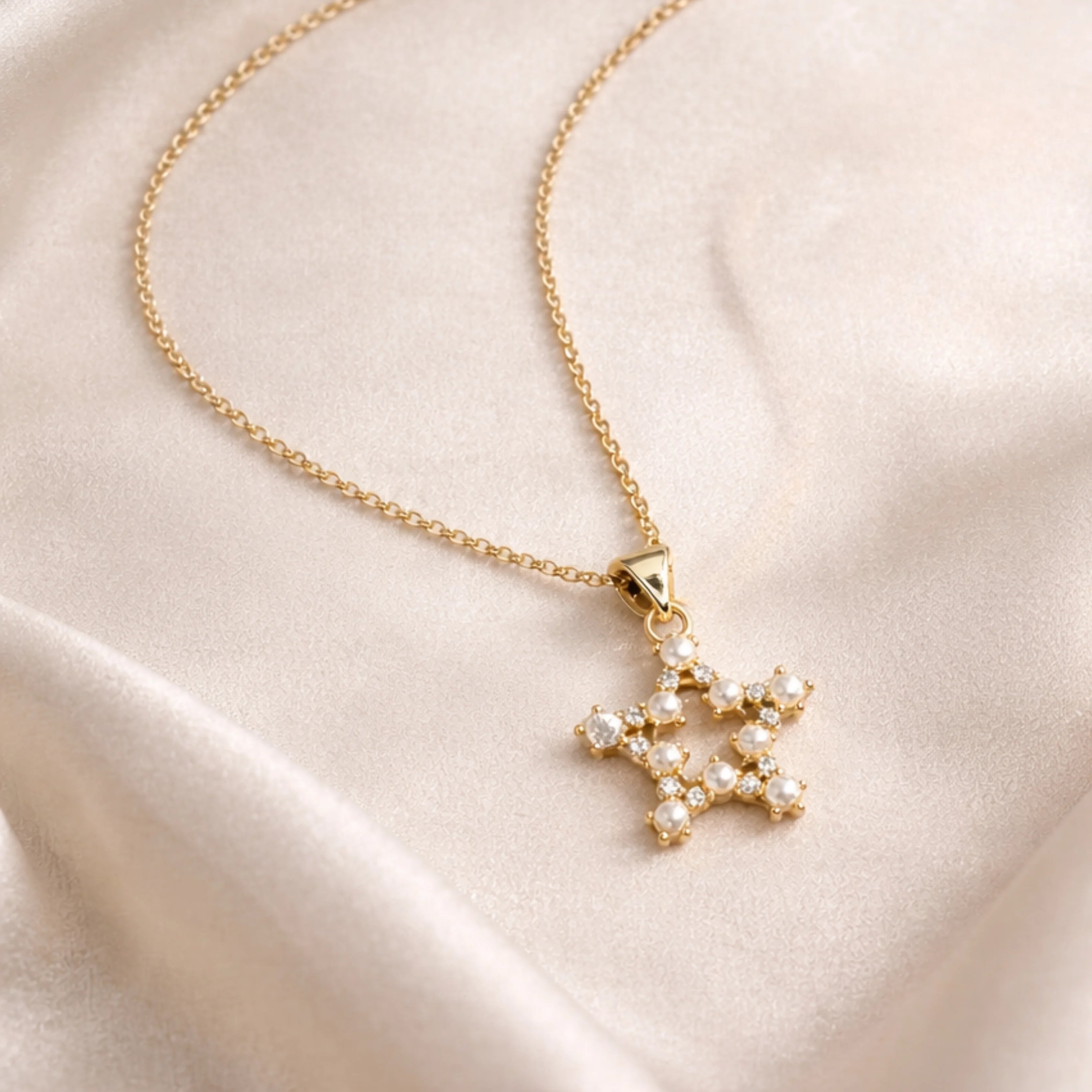 Minimal Link Charm Necklace
