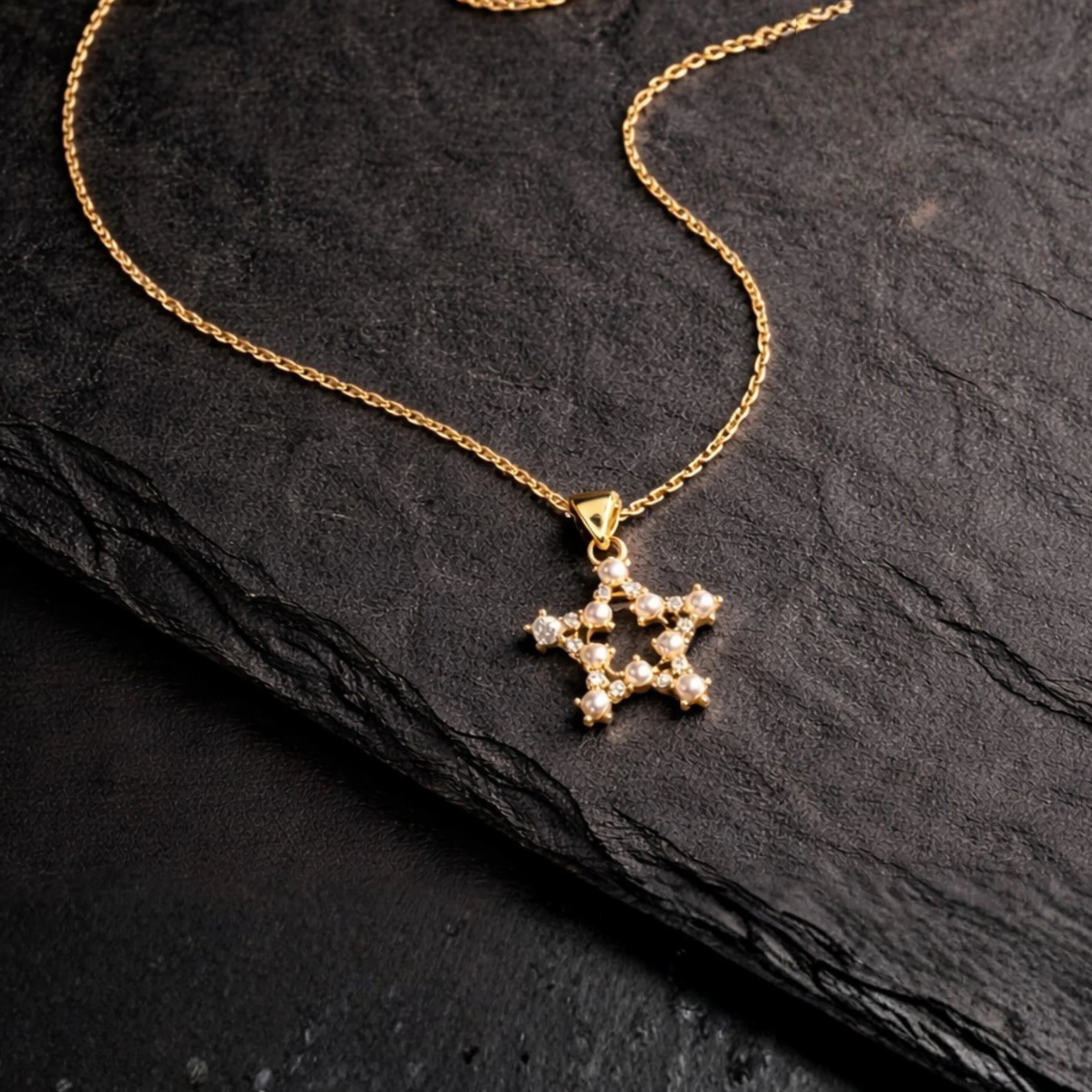 Minimal Link Charm Necklace