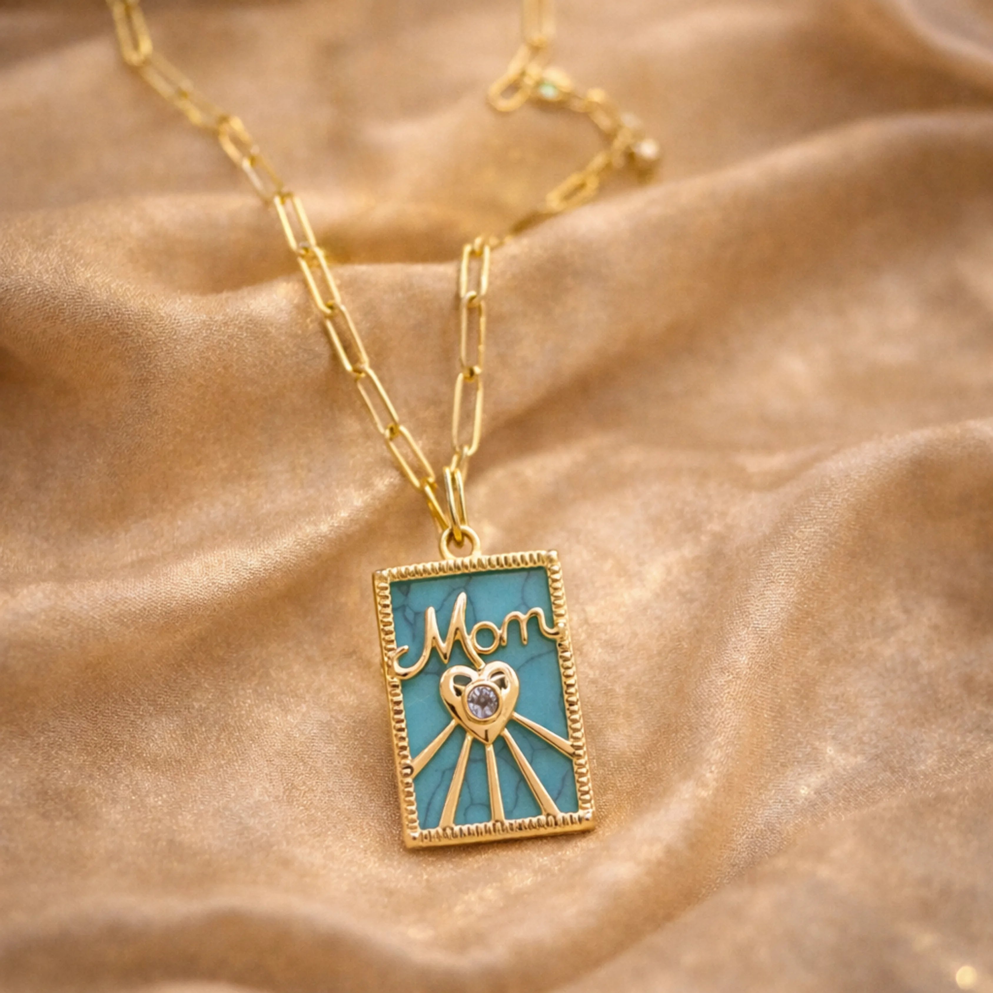 Heirloom Mom Charm Necklace