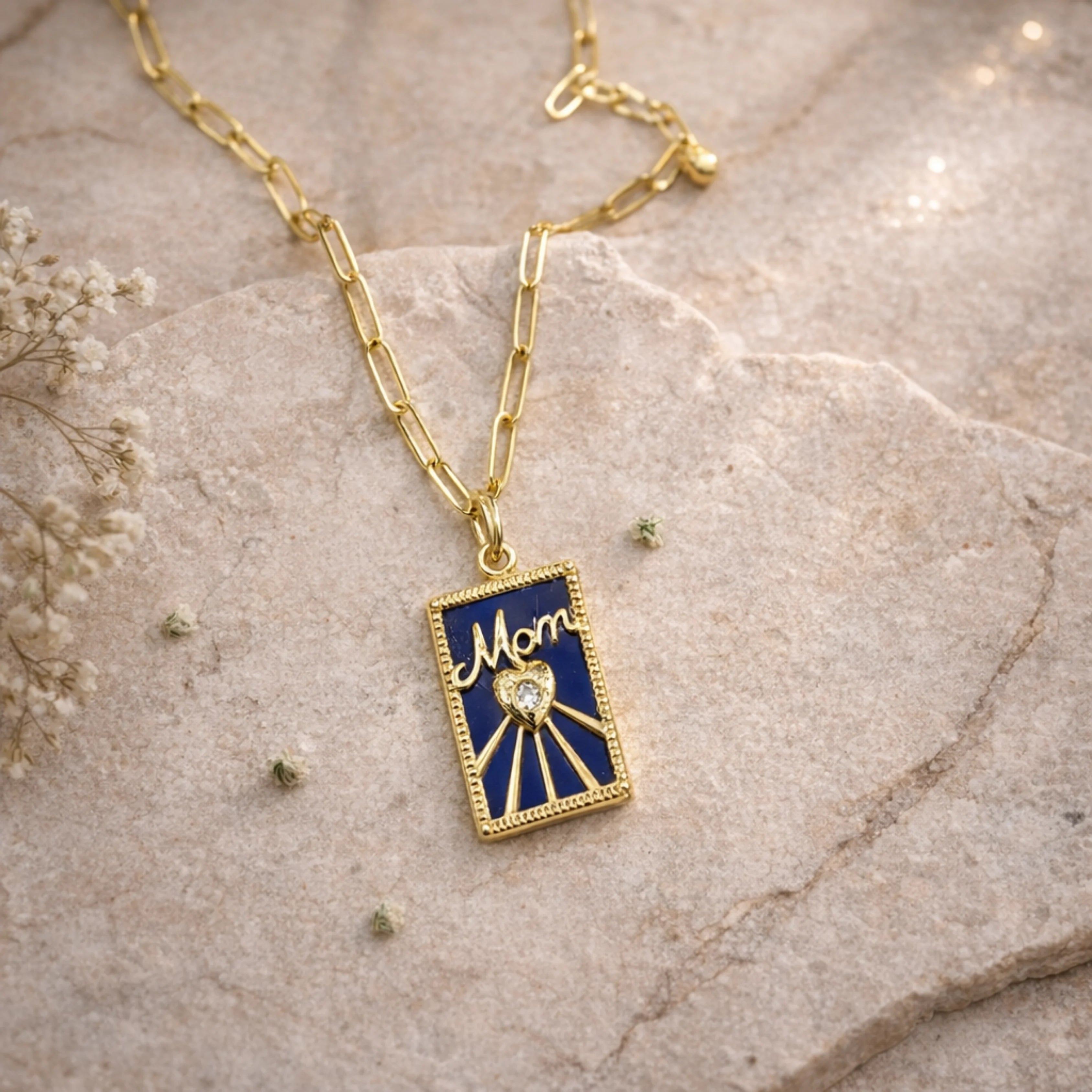 Luminous Mom Charm Necklace