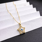 Celestial Eye Star Necklace