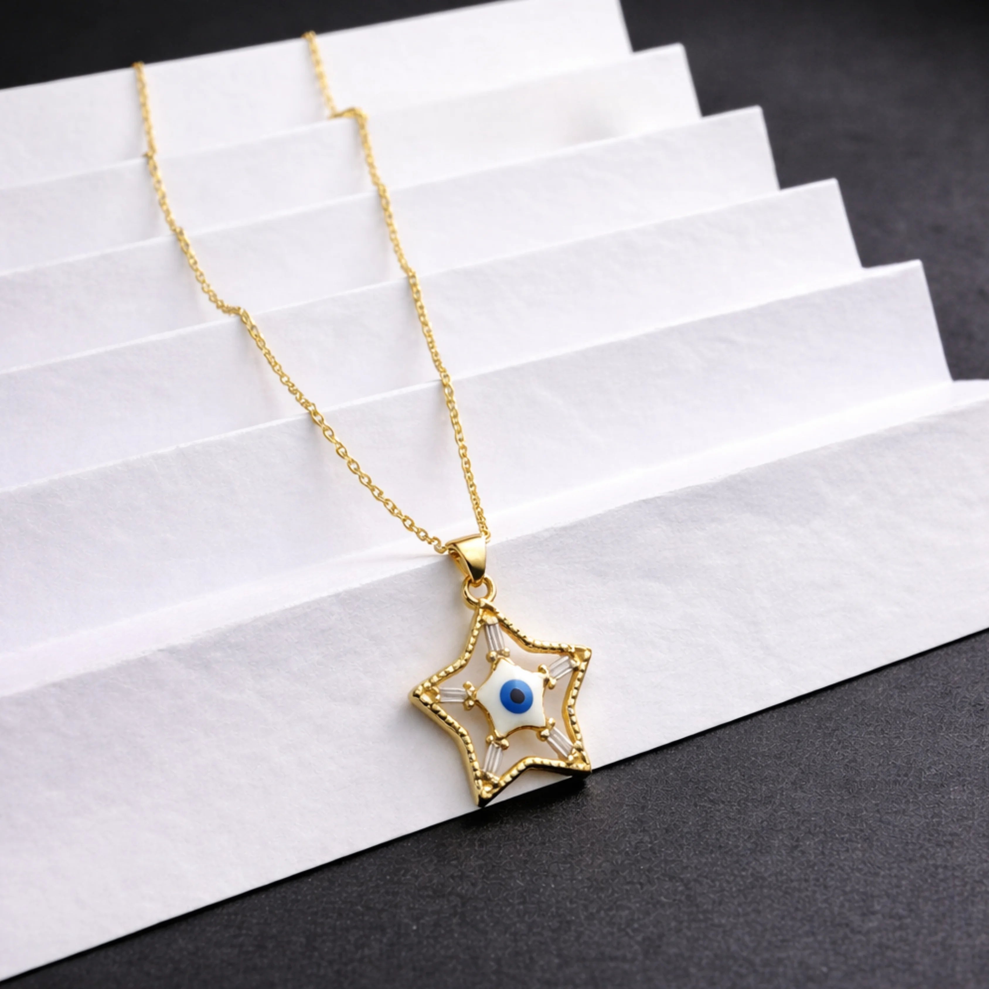 Celestial Eye Star Necklace