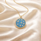 Celestial Star Disc Necklace