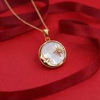 Lunar Sun Charm Necklace