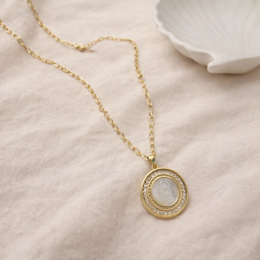Sacred Halo Charm Necklace