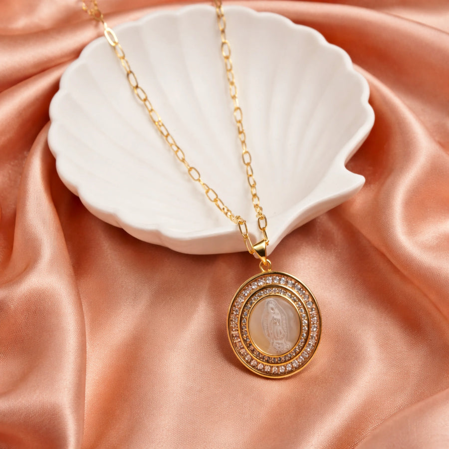Sacred Halo Charm Necklace
