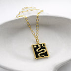 Mystic Serpent Charm Necklace