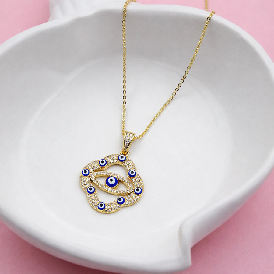 Guardian Eye Charm Necklace