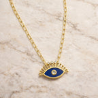Ocean Eye Charm Necklace