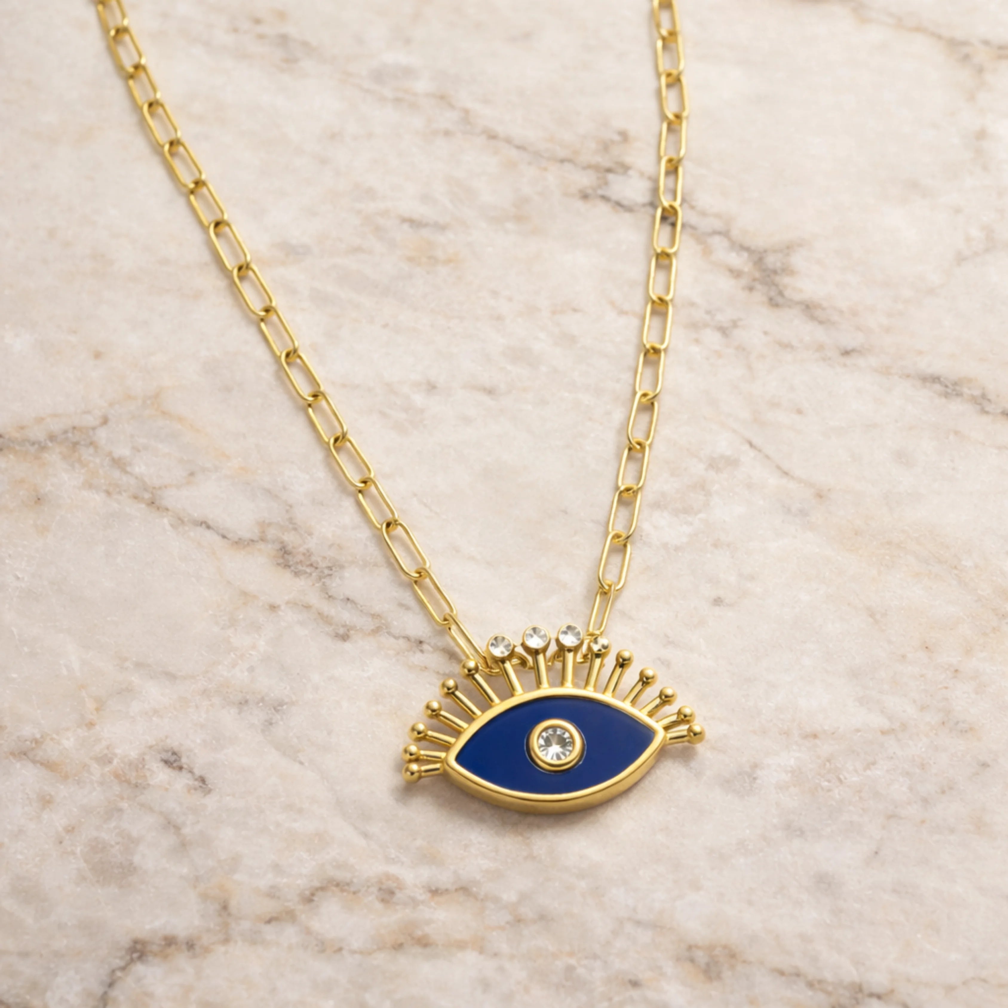 Ocean Eye Charm Necklace