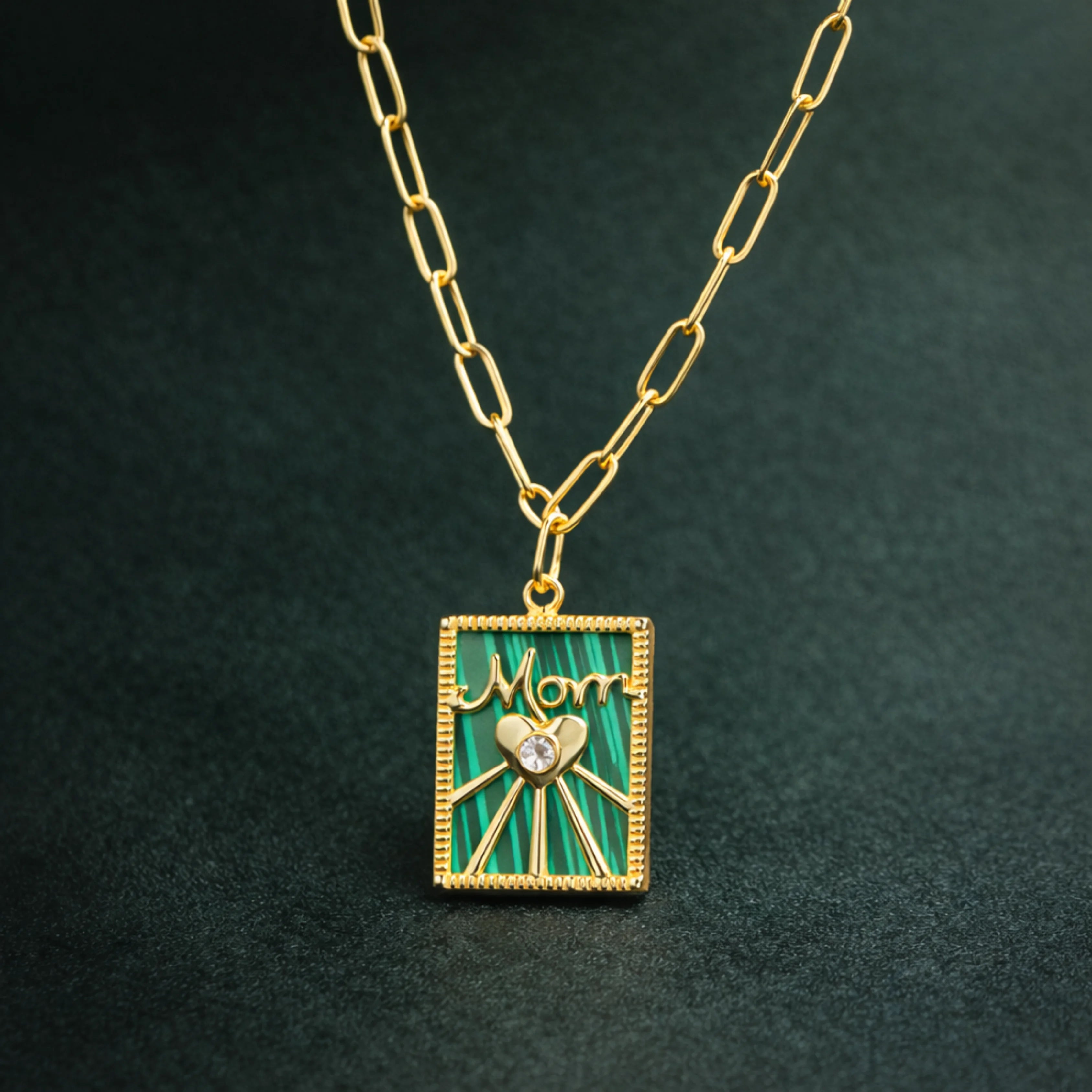 Radiant Mom Charm Necklace