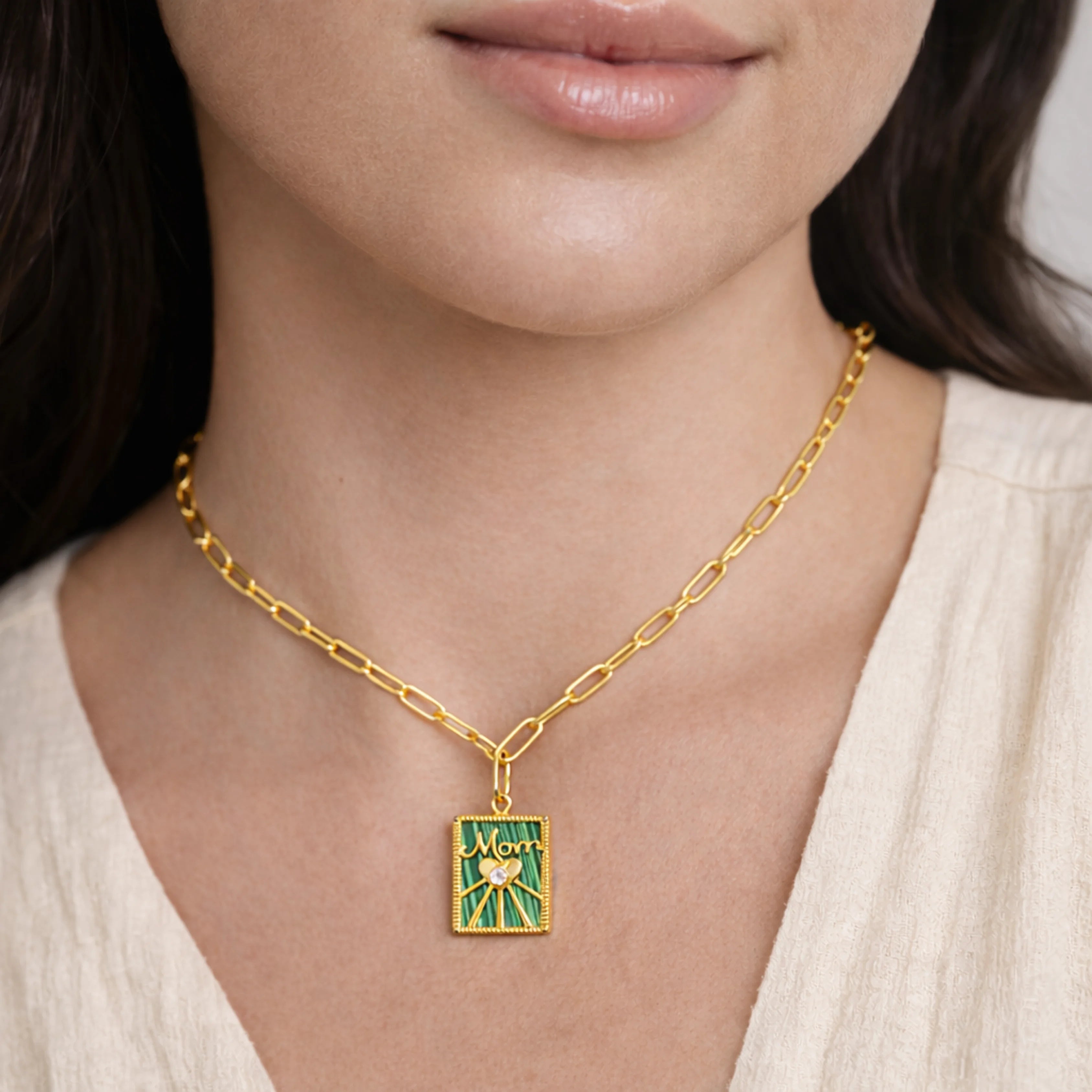 Radiant Mom Charm Necklace