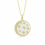Celestial Moon Charm Necklace