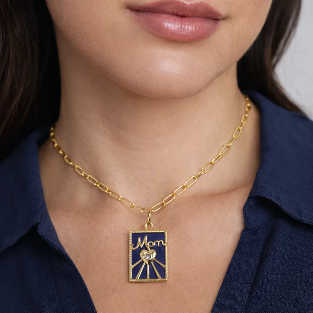 Luminous Mom Charm Necklace
