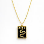 Mystic Serpent Charm Necklace