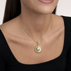 Celestial Sun Charm Necklace