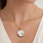 Lunar Sun Charm Necklace