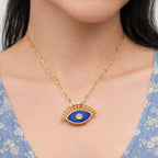 Ocean Eye Charm Necklace