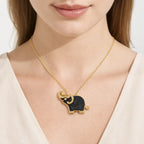 Majestic Elephant Charm Necklace