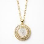 Sacred Halo Charm Necklace