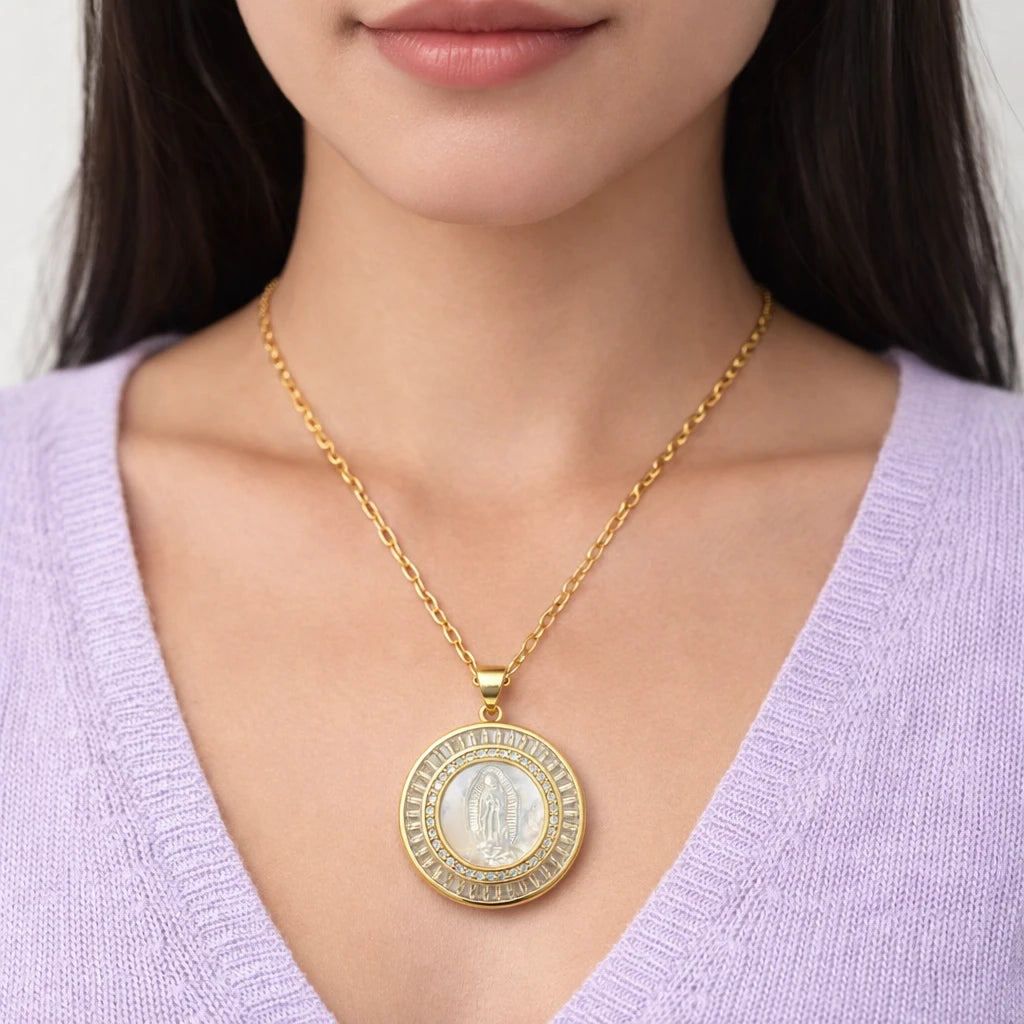 Sacred Halo Charm Necklace