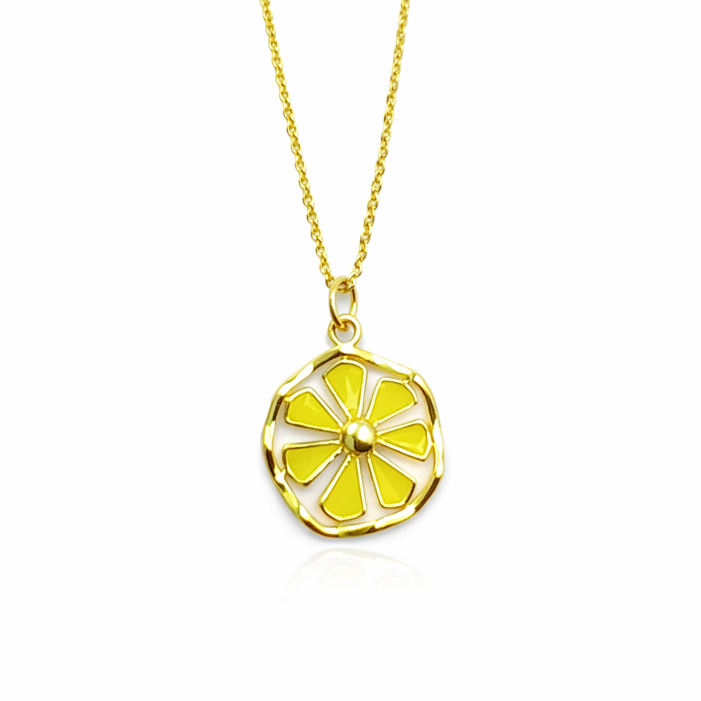 Golden Bloom Charm Necklace