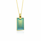 Azure Sunray Pendant Necklace