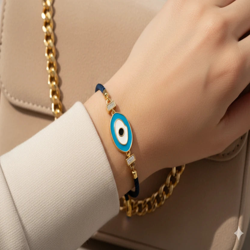 Ocean Eye Charm Bracelet