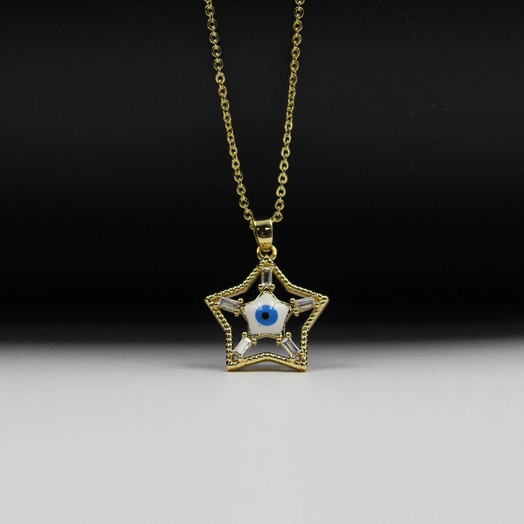 Celestial Eye Star Necklace