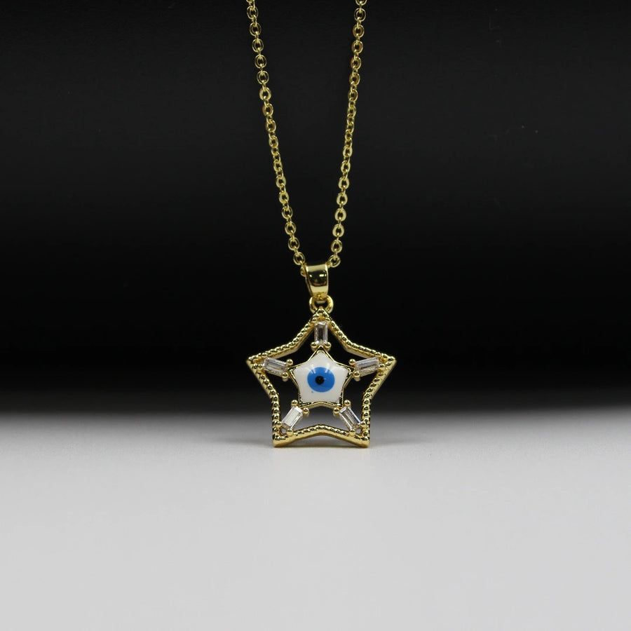 Celestial Eye Star Necklace