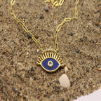 Ocean Eye Charm Necklace