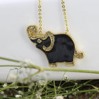 Majestic Elephant Charm Necklace