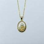 Pearl Bloom Charm Necklace