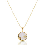 Lunar Sun Charm Necklace