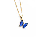 Sapphire Flutter Butterfly Necklace