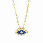 Ocean Eye Charm Necklace