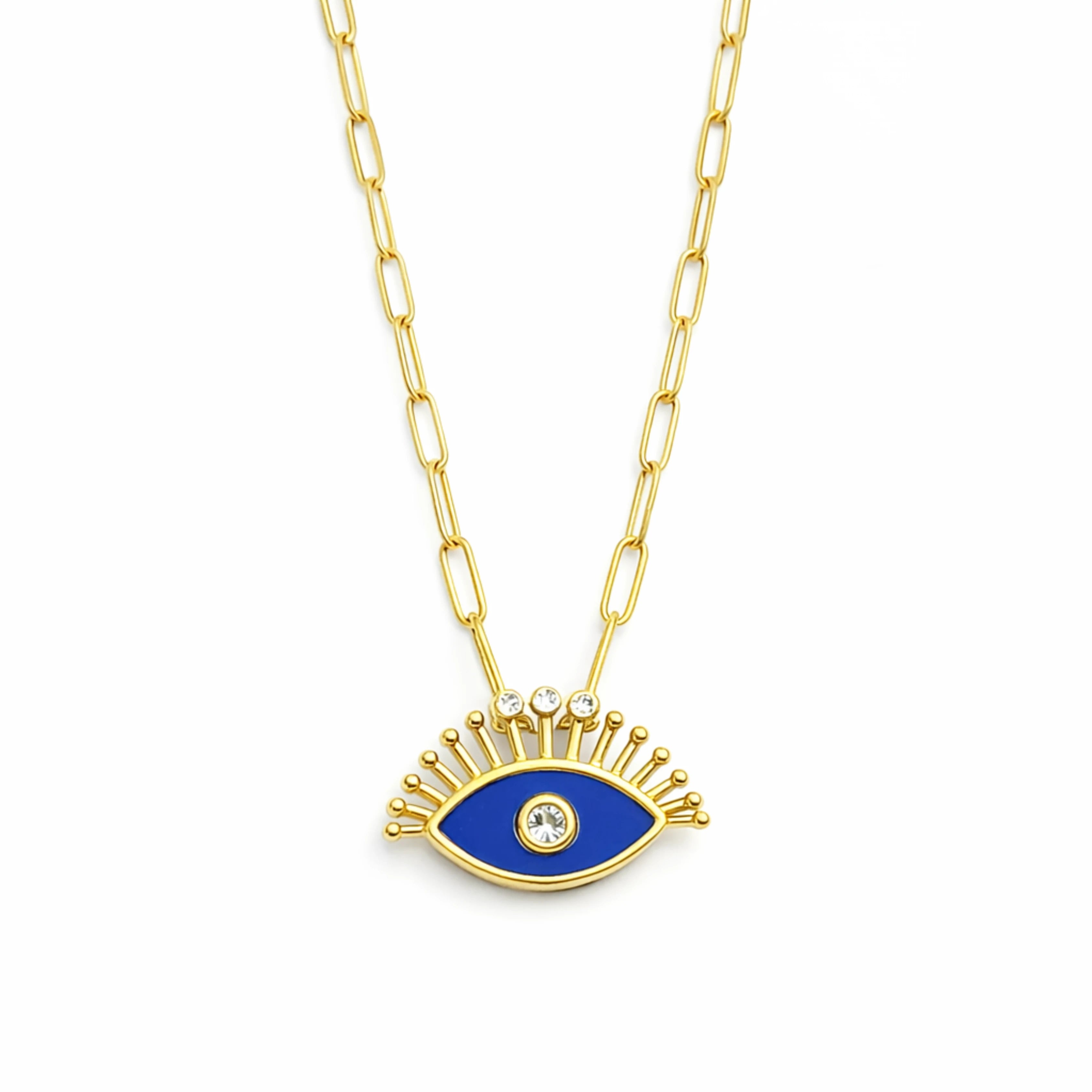 Ocean Eye Charm Necklace